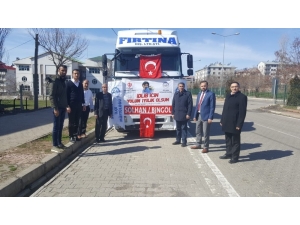 Solhan’dan İdlib’e Yardım Tırı