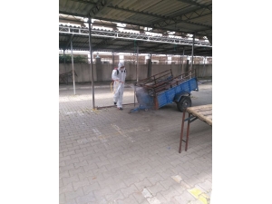 Kemer’de Pazar Yerleri Dezenfekte Edildi