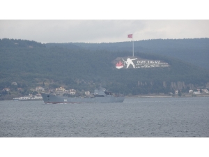 Rus Savaş Gemisi Çanakkale Boğazı’ndan Geçti