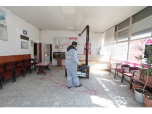 Korona Virüs Tedbirleri İlaçlama Çalışmaları Sürdürülüyor