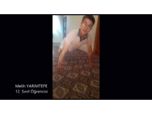 Liseli Öğrencilerden ’Evde Kal’ Videosu