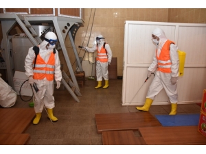 Bağlar Belediyesi Dezenfekte Çalışmalarına Devam Ediyor