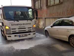 Bayrampaşa’da Korona Virüs Temizliği