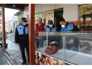 Erdemli’de Fırın Ve Bakkallarda Ambalajlı Ekmek Denetimi