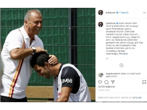 Arda Turan’dan Fatih Terim’e Geçmiş Olsun Mesajı