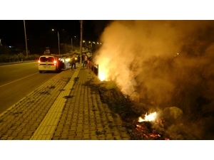 Mersin Antalya Karayolu Çevresinde 3 Ayrı Yangın