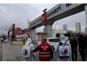 Kartal’da Ambulanslar Ve Oto Sanayi Siteleri Dezenfekte Edildi