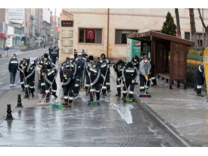 Nevşehir’de Dezenfekte Seferberliği Sürüyor