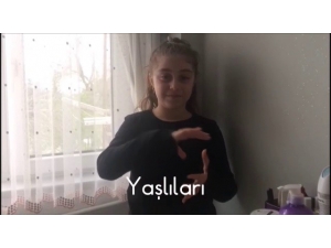 Öğrenciler İşaret Diliyle ‘Evde Kal Türkiye’ Videosu Hazırladı
