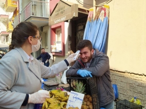 Salı Pazarında Korona Virüs Tedbirleri