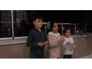 Erzurumlu Minikler ‘Korona’ya Karşı Dua Etti