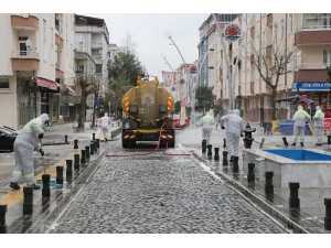 Atakum’un ‘Hijyen Timi’ Cadde, Park Ve Camilerde