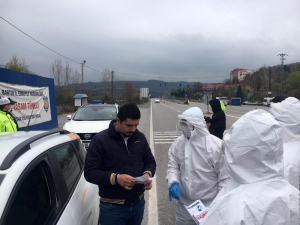 Bartın’a Diğer İllerden Gelenlere Sağlık Taraması