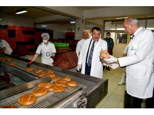 Gürkan’dan Ekmek Fabrikasına Ziyaret