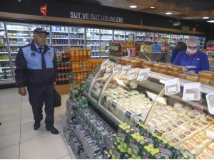 Ankara Zabıtası Korona Virüs Tedbirleri Çerçevesinde Marketleri Denetledi