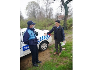 Zabıta Ekipleri İlacı Biten Koah Hastası Yaşlı Adama Yardım Etti