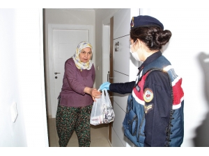 Alanya’da Jandarma Yaşlıların Eli Ayağı Oldu