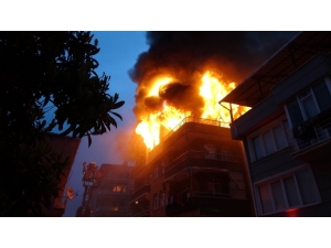 Samsun’da Korkutan Ev Yangını