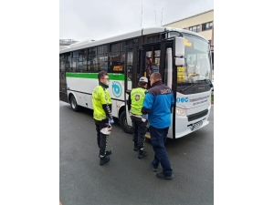 Yolcu Otobüslerinde Korona Virüs Teftişi