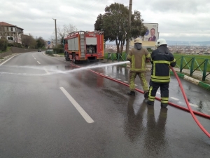 Bursa Sokaklarında ‘Covid-19’ Temizliği