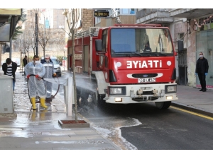 Nevşehir’in Dört Bir Yanı Dezenfekte Ediliyor