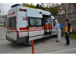 Yenice Devlet Hastanesi Dezenfekte Edildi