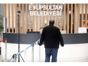 Eyüpsultan Belediyesi Girişine Termal Kamera Kuruldu