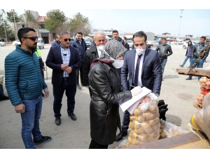 Van’daki Sebze Ve Meyve Halinde Korona Virüs Denetimi
