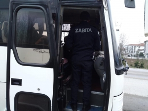 Otobüslerde Korona Virüs Denetimi