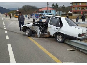 Bartın’da Trafik Kazası: 1 Yaralı