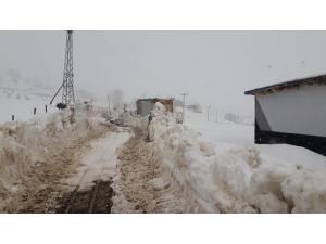 Beytüşşebap’ta Kar Nedeni İle Kapanan Köy Yolları Açılıyor