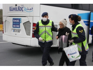 Jandarmadan Şehirlerarası Otobüslere Denetim