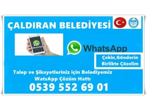 Çaldıran Belediyesinden Korona Virüsü Salgınına Karşı ‘Whatsapp’ Hattı Kuruldu