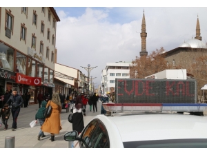 Ağrı İl Emniyet Müdürlüğünden Korona Virüse Yönelik Bilgilendirme Çalışmaları