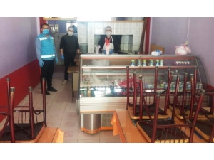 Hisarcık’ta Gıda Üretimi Yapılan İş Yerleri Korona Virüs Konusunda Bilgilendirildi