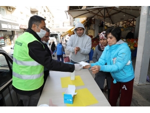 Gaziemir’in Pazar Yerlerinde Korona Virüsü Seferberliği
