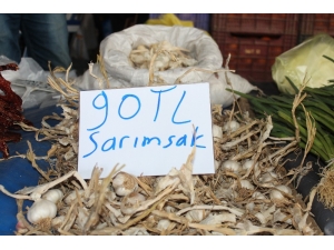 Sarımsağın Kilosu 90 Liraya Kadar Yükseldi