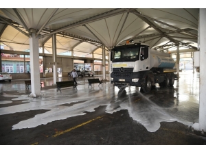 Selçuklu’da Pazar Yerleri Dezenfekte Edildi