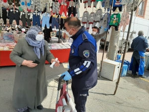 Ergene Belediyesi Virüsten Korumaya Devam Ediyor