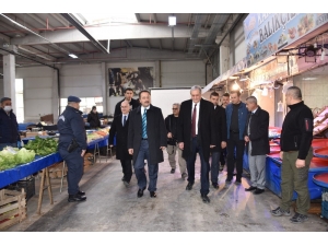 Vali Bilal Şentürk Bozüyük’teki Korona Virüs Tedbirlerini İnceledi