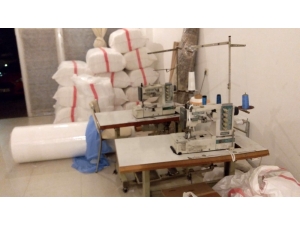 Niğde’de Tıbbi Malzeme Stokçusuna Baskın