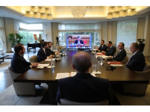 Cumhurbaşkanı Erdoğan G20 Zirvesine Video Konferansla Katıldı