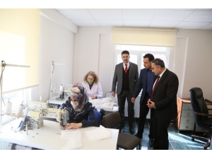 Develi Belediyesi!’nden Ekiplere Maske Desteği