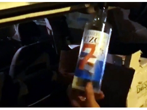 Gaziantep’te 112 Şişe Sahte Alkol Ele Geçirildi