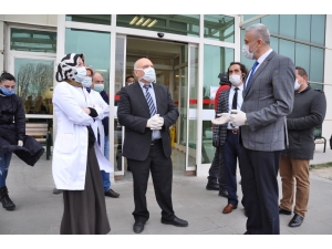 Sağlık Çalışanlarına Teşekkür Ve Destek Ziyareti