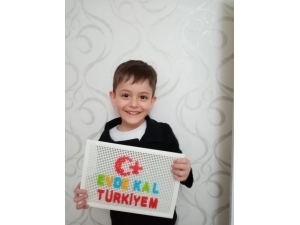 Minik Öğrencilerden Büyüklere ‘‘Evinde Kal’’ Mesajı