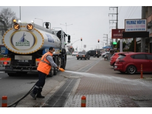 Kartepe’de Küçük Sanayi Sitesi De Dezenfekte Edildi