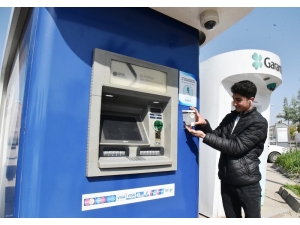 Toroslar’da Banka Atm’lerine Dezenfektan Ünitesi Yerleştirildi