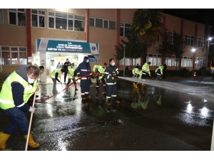 Ordu’da Sokaklar Dezenfekte Ediliyor