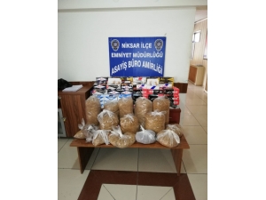Niksar’da 34 Kilogram Kaçak Tütün Ele Geçirildi